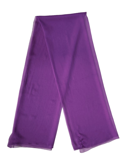 Dolce & Gabbana Purple Silk Neck Wrap Shawl Scarf