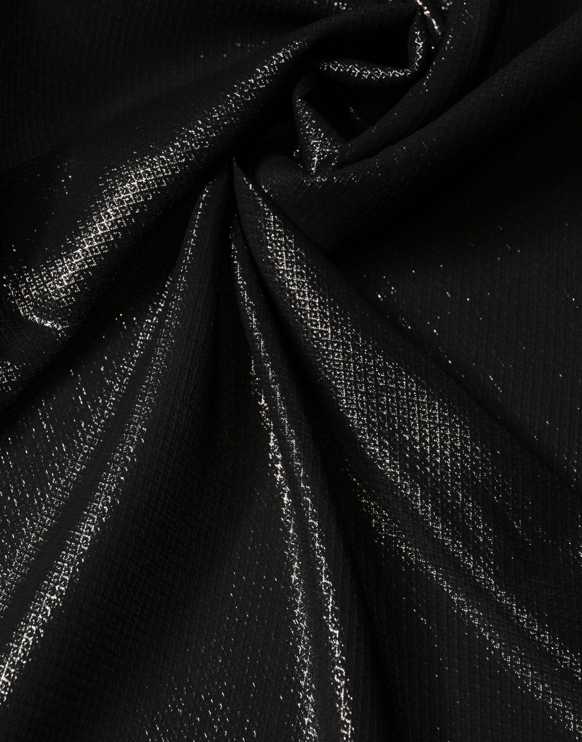 Dolce & Gabbana Black Silk Square Wrap Shawl Foulard 122cm x 120cm Scarf