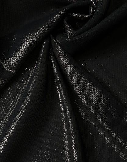 Dolce & Gabbana Black Silk Square Wrap Shawl Foulard 122cm x 120cm Scarf