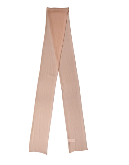 Dolce & Gabbana Light Pink Silk Sash Wrap Foulard
