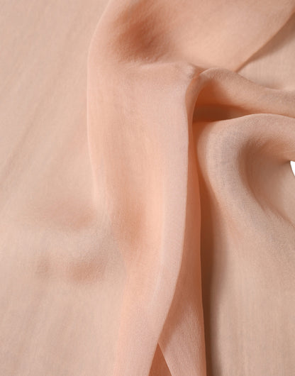 Dolce & Gabbana Light Pink Silk Sash Wrap Foulard