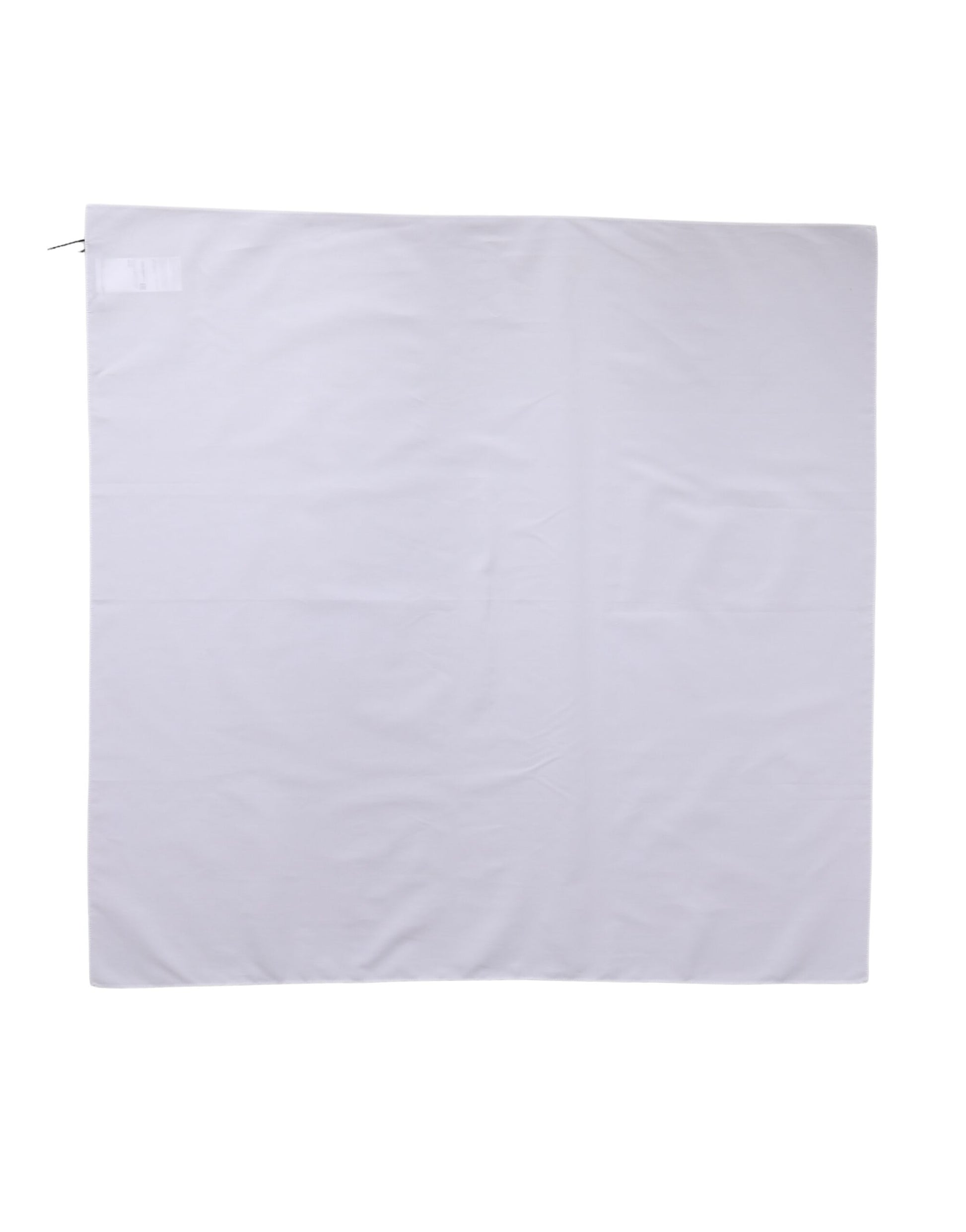 Dolce & Gabbana White Cotton Wrap Square Shawl Scarf