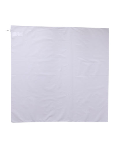 Dolce & Gabbana White Cotton Wrap Square Shawl Scarf