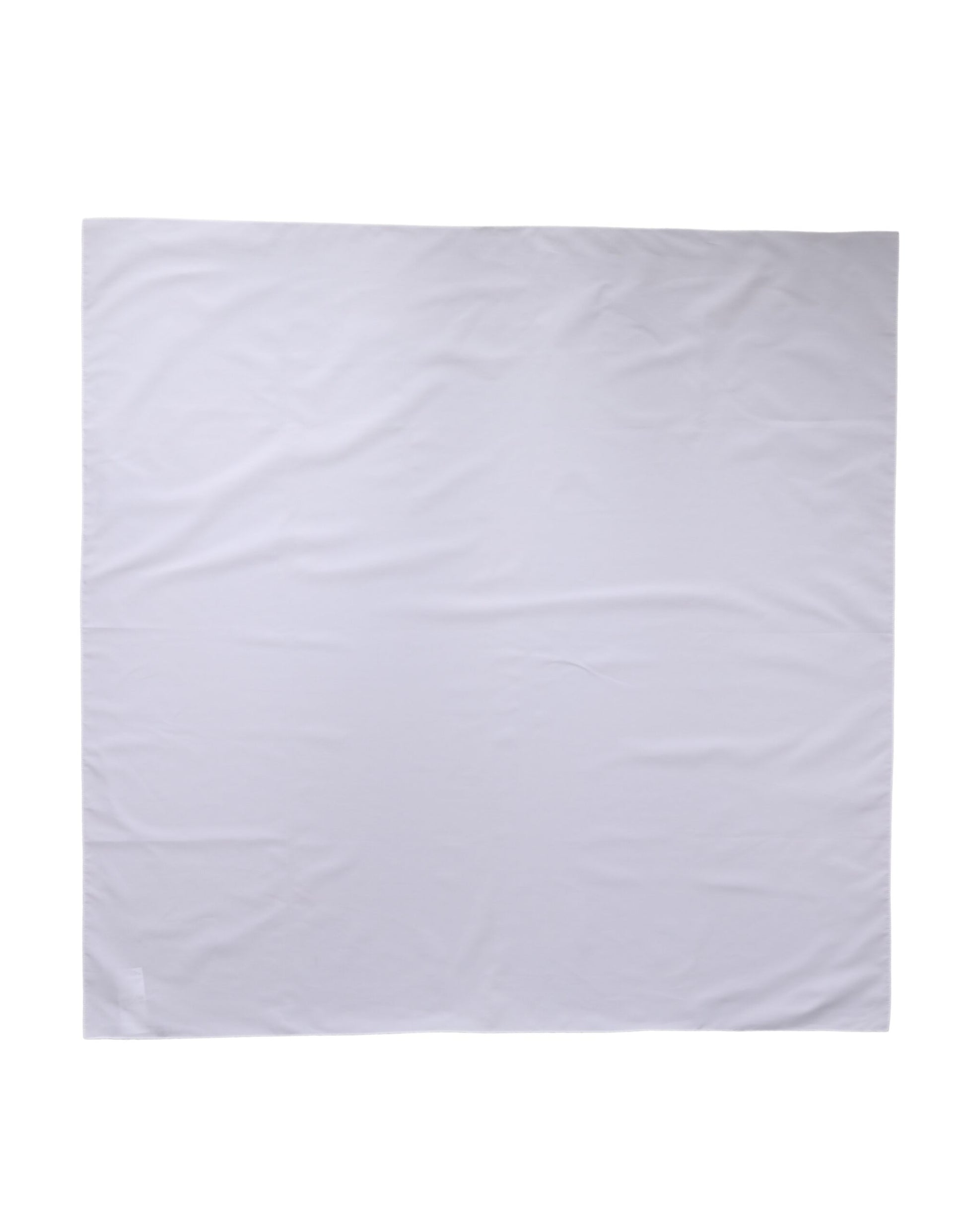 Dolce & Gabbana White Cotton Wrap Square Shawl Scarf