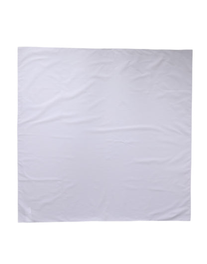 Dolce & Gabbana White Cotton Wrap Square Shawl Scarf