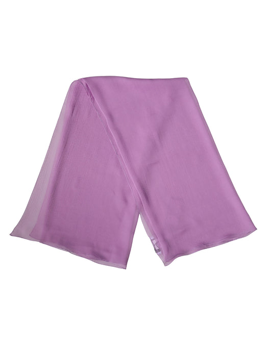 Dolce & Gabbana Light Purple Silk Neck Wrap Foulard Scarf
