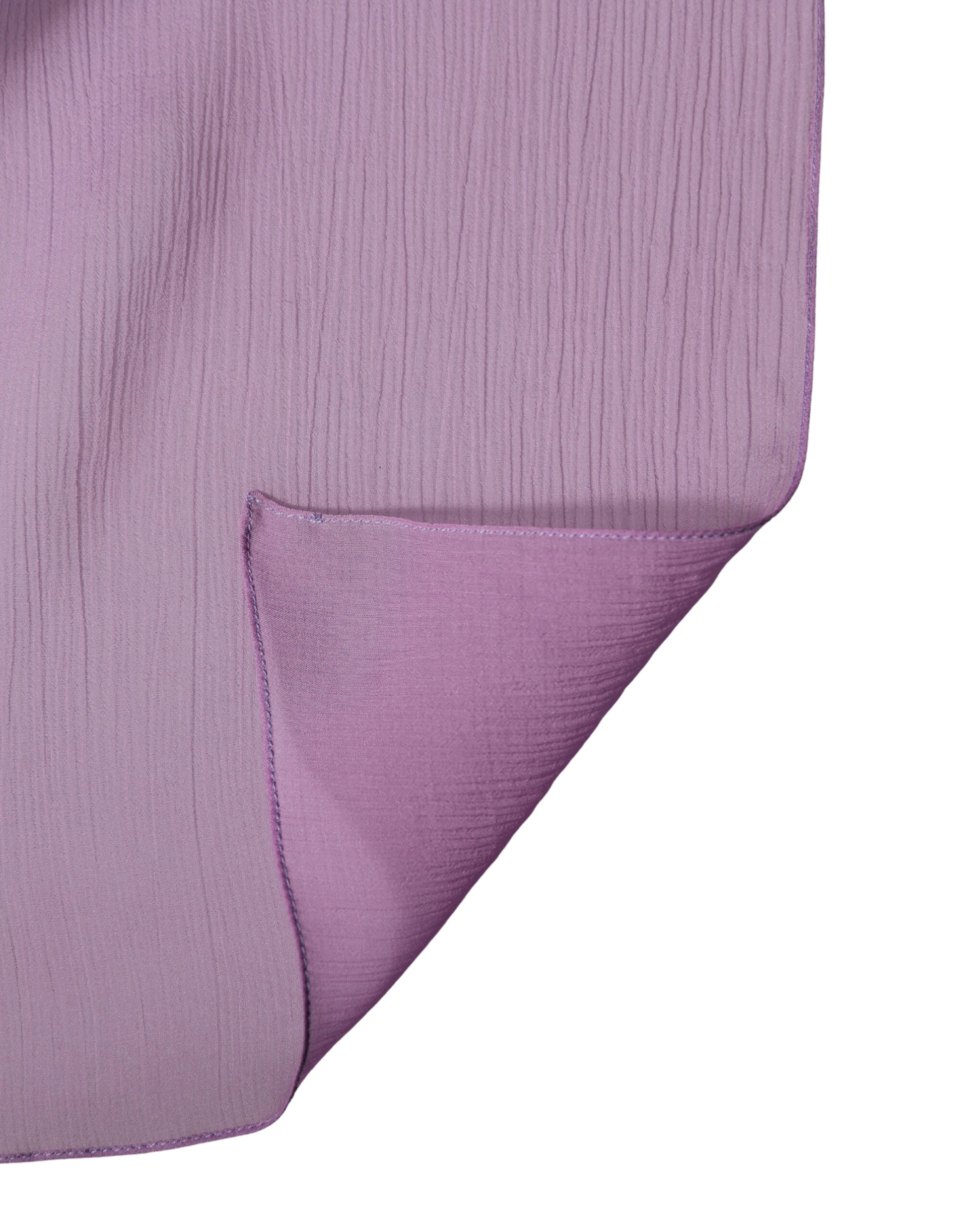 Dolce & Gabbana Light Purple Silk Neck Wrap Foulard Scarf
