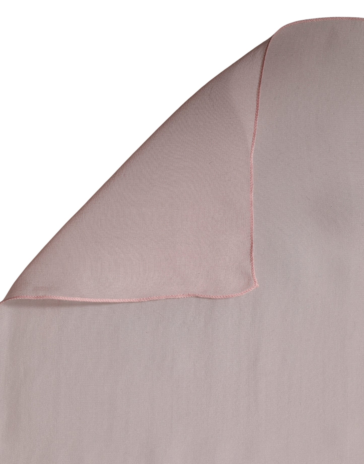Dolce & Gabbana Light Pink Silk Neck Wrap Shawl Stole