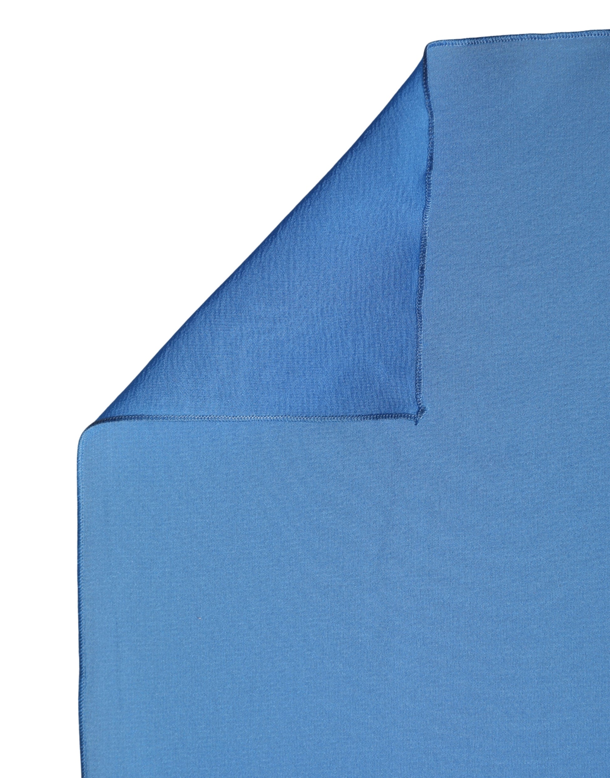 Dolce & Gabbana Blue Silk Neck Wrap Shawl Stole