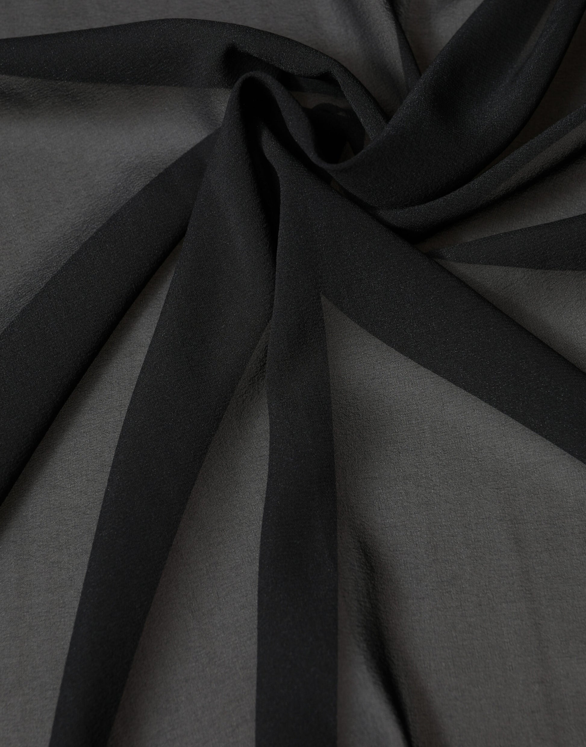 Dolce & Gabbana Black Silk Neck Wrap Shawl Stole Scarf