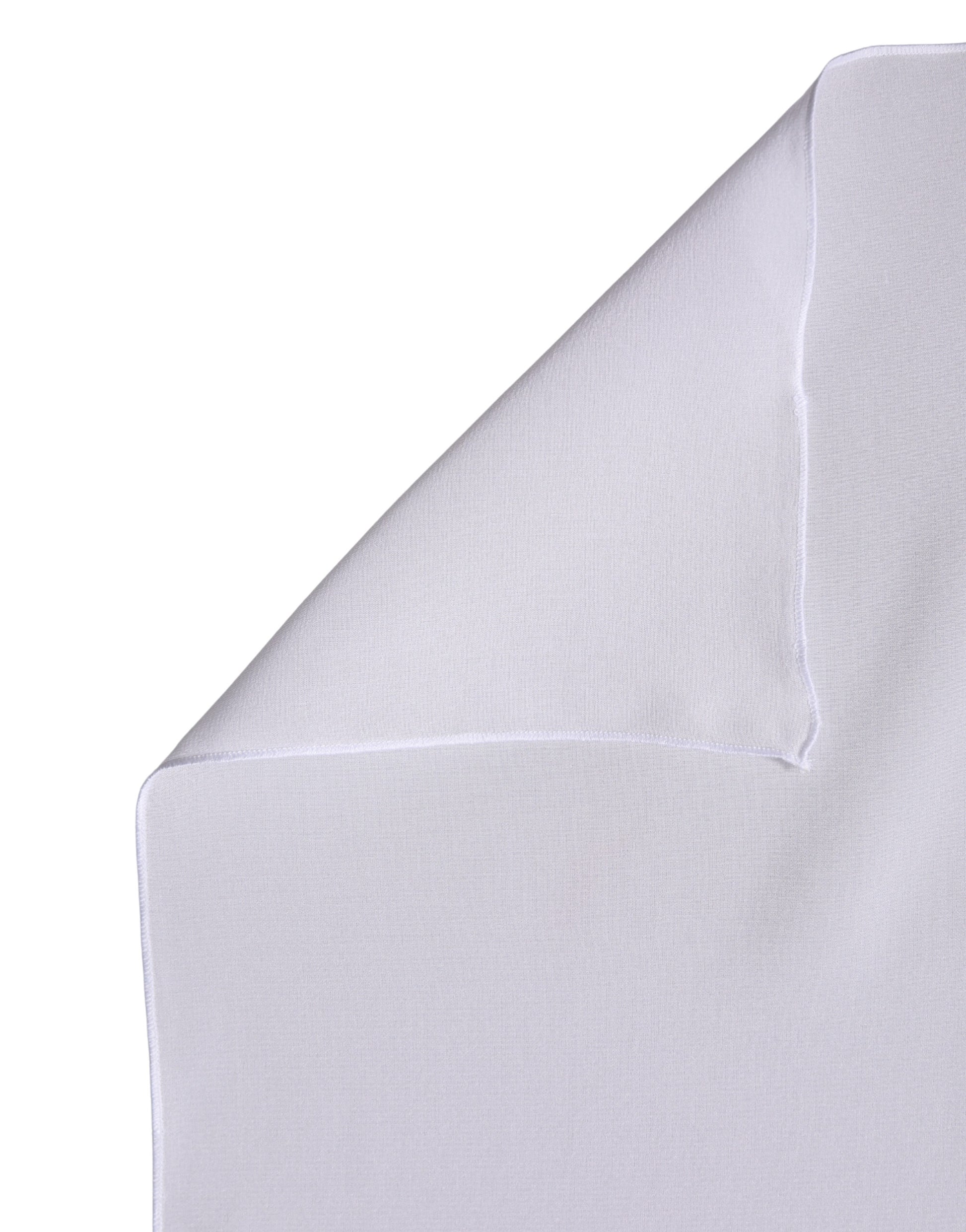 Dolce & Gabbana White Silk Neck Wrap Shawl Stole Scarf