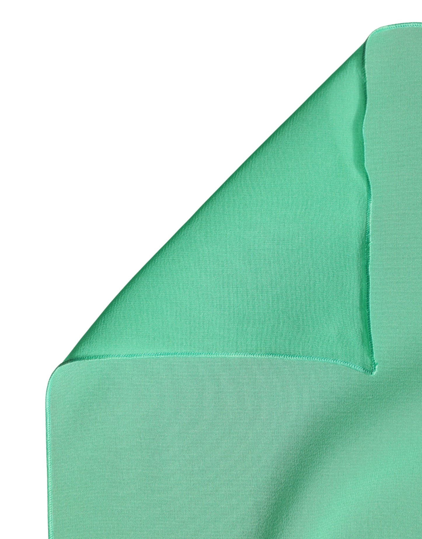 Dolce & Gabbana Green Silk Neck Wrap Shawl Scarf