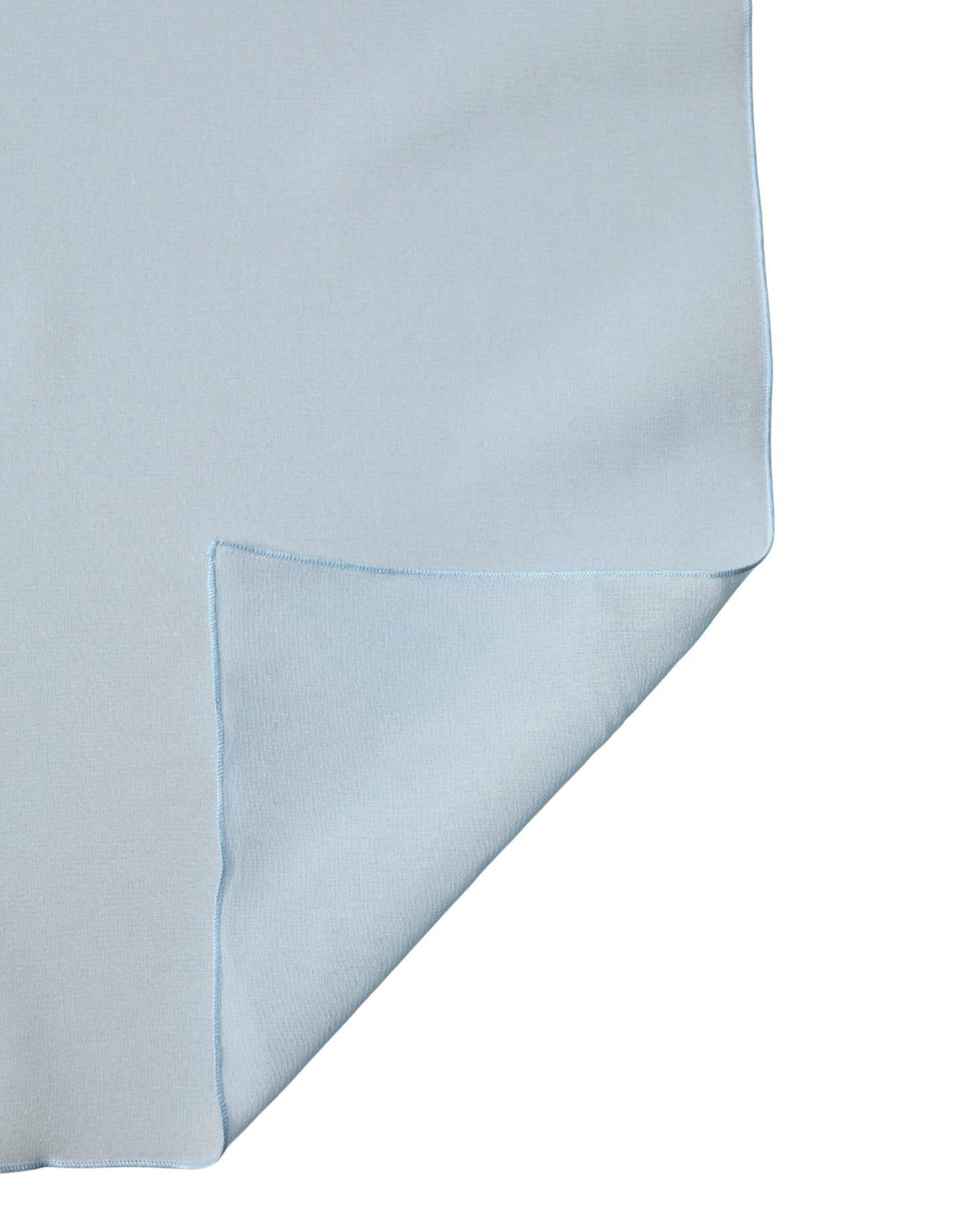 Dolce & Gabbana Light Blue Silk Neck Wrap Shawl Stole
