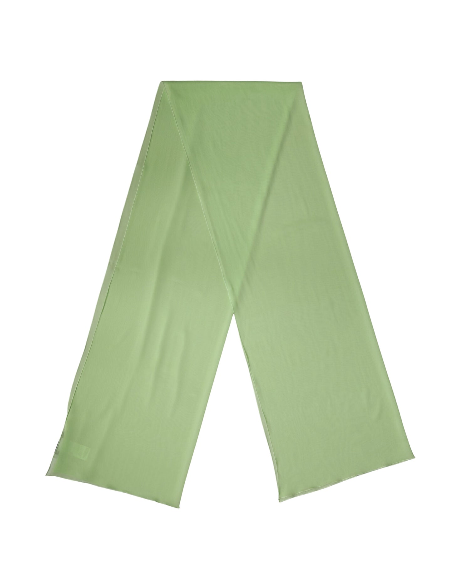 Dolce & Gabbana Light Green Silk Neck Wrap Shawl Stole Scarf