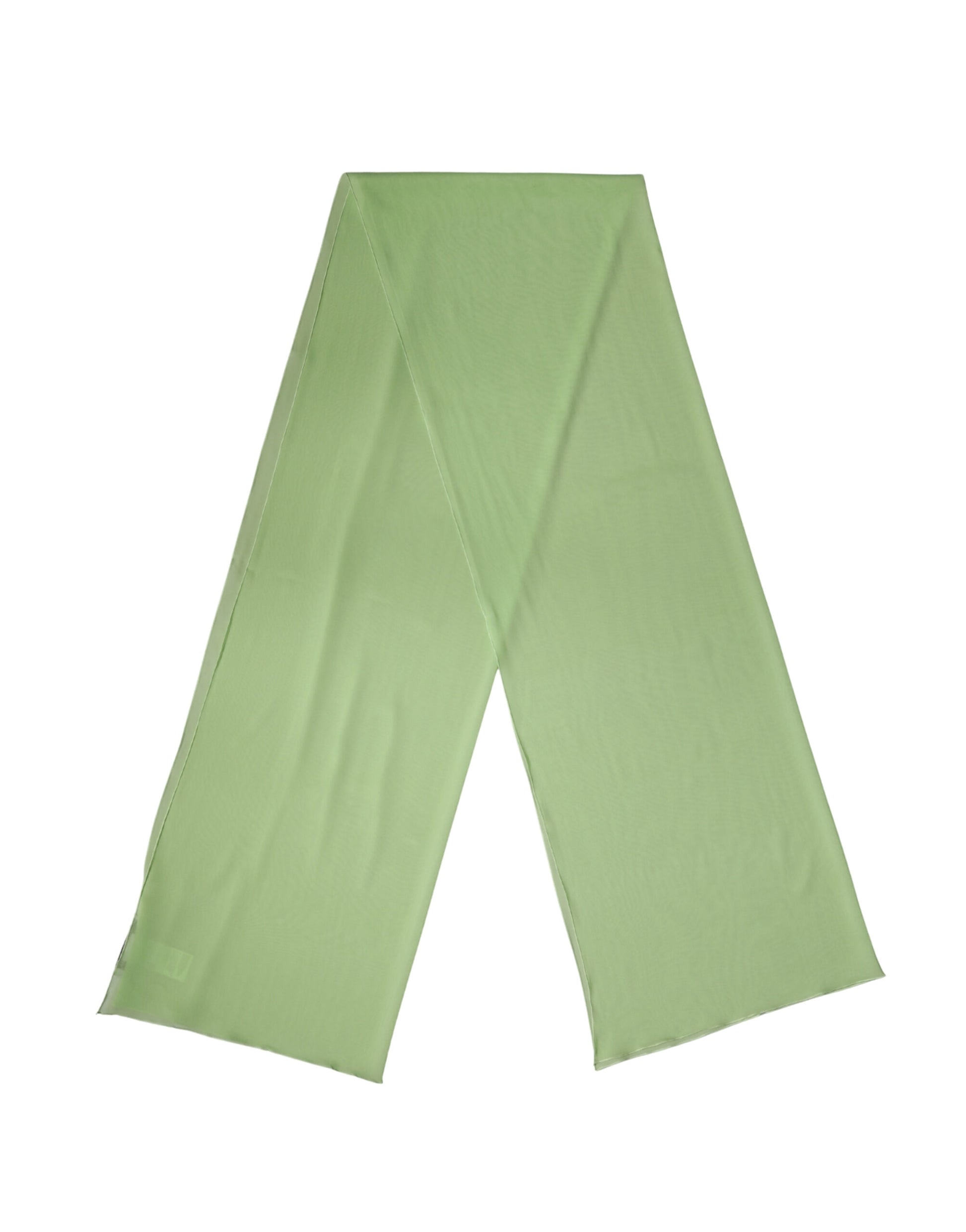 Dolce & Gabbana Light Green Silk Neck Wrap Shawl Stole Scarf