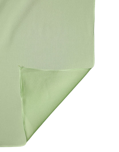 Dolce & Gabbana Light Green Silk Neck Wrap Shawl Stole Scarf