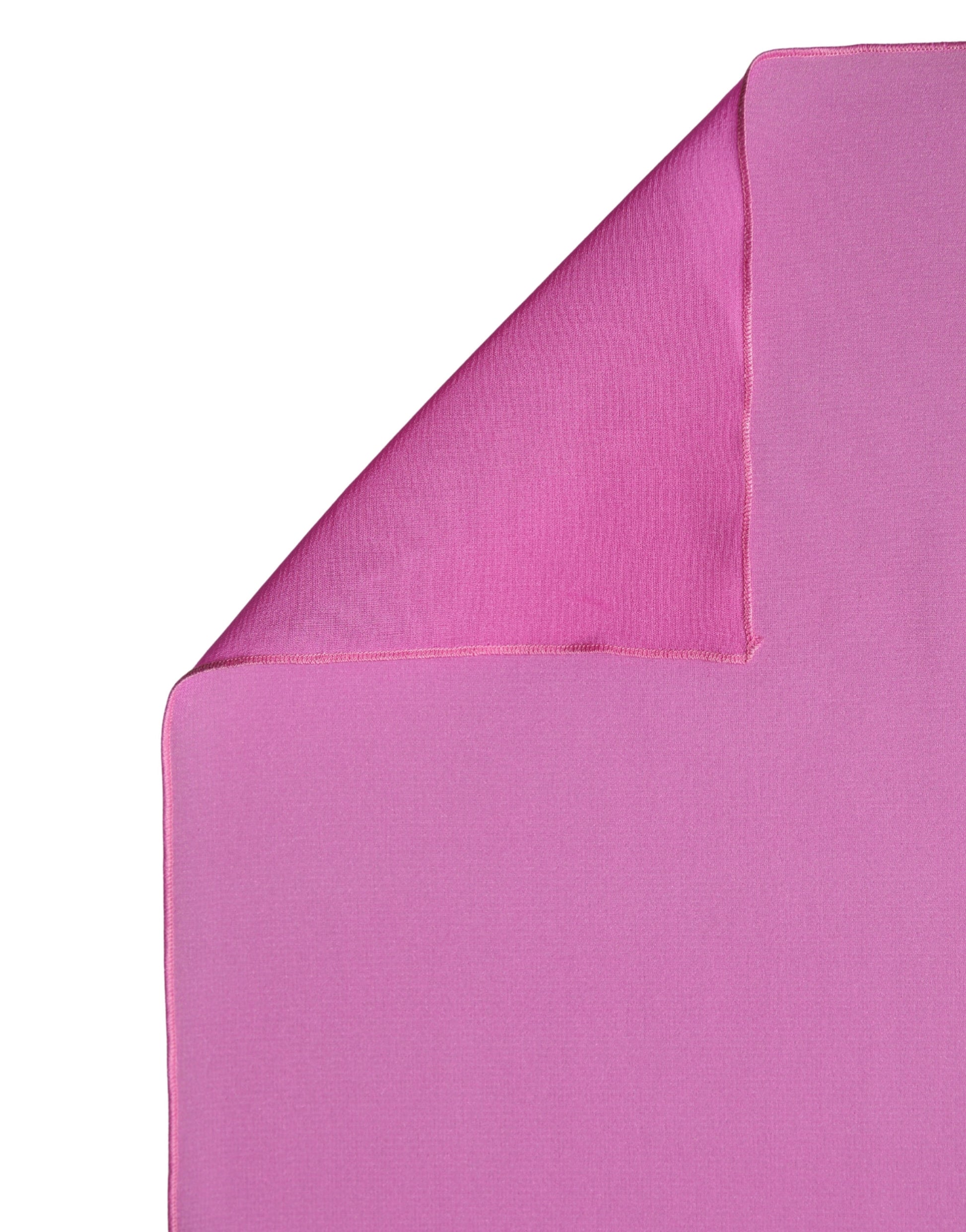 Dolce & Gabbana Pink Silk Neck Wrap Shawl - Timeless Elegance for Every Occasion