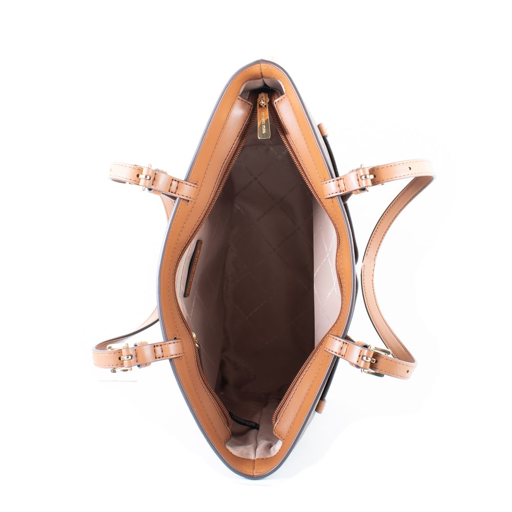 Michael Kors Brown Canvas Shoulder Bag