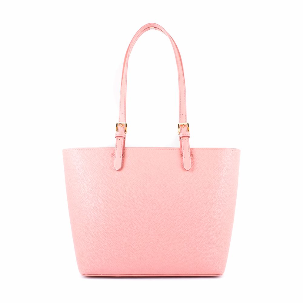 Michael Kors Pink Canvas Tote Bag