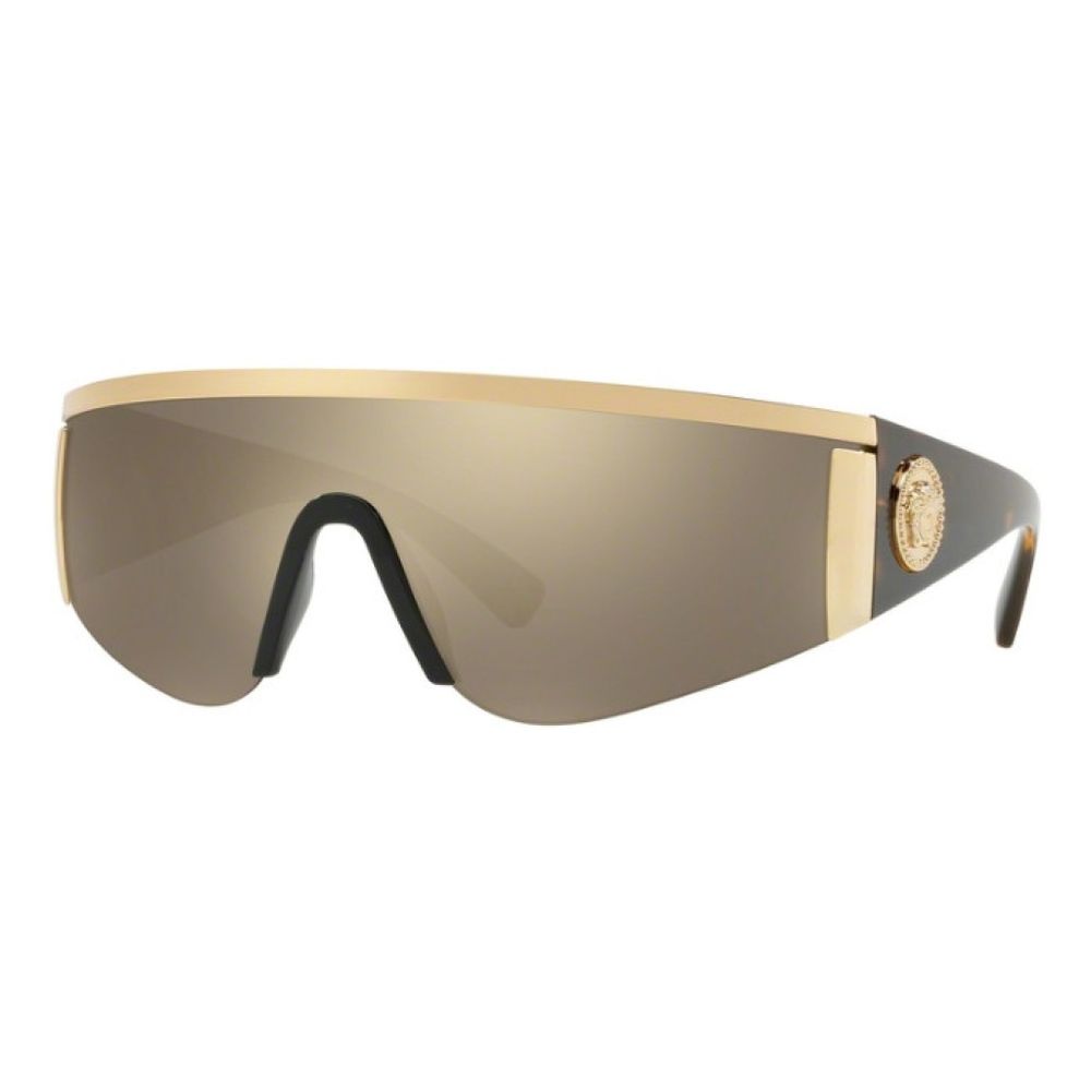 Versace Gold Tribute Shield Sunglasses