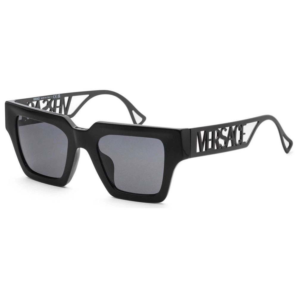 Versace Women’s Sunglasses – Black Acetate, 50/22/145mm