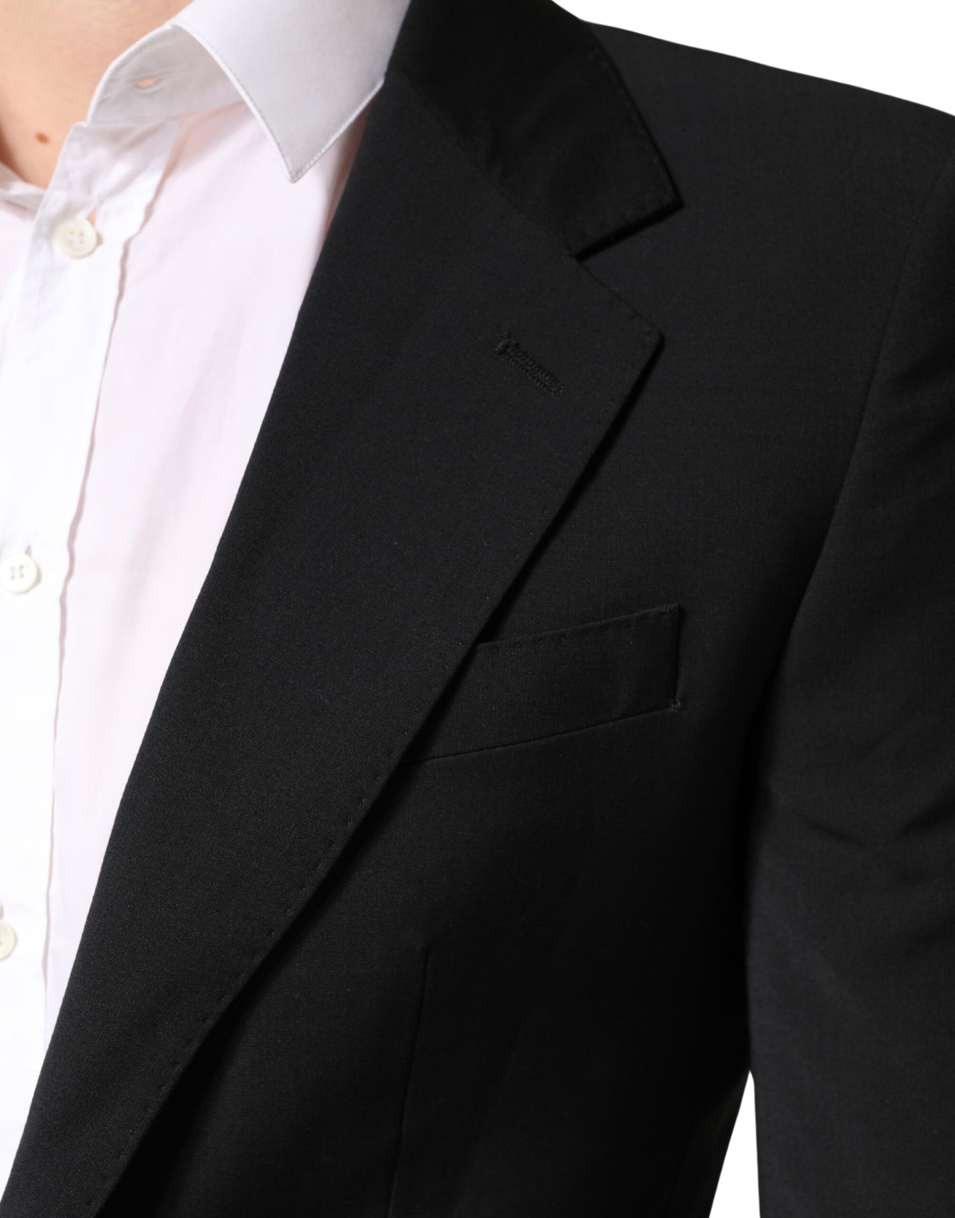 Dolce & Gabbana Black MARTINI Single Breasted Tuxedo Blazer