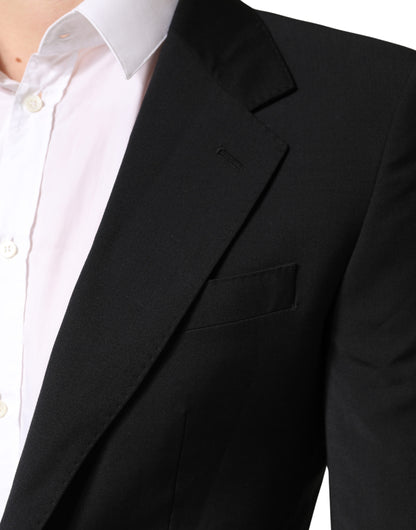 Dolce & Gabbana Black MARTINI Single Breasted Tuxedo Blazer