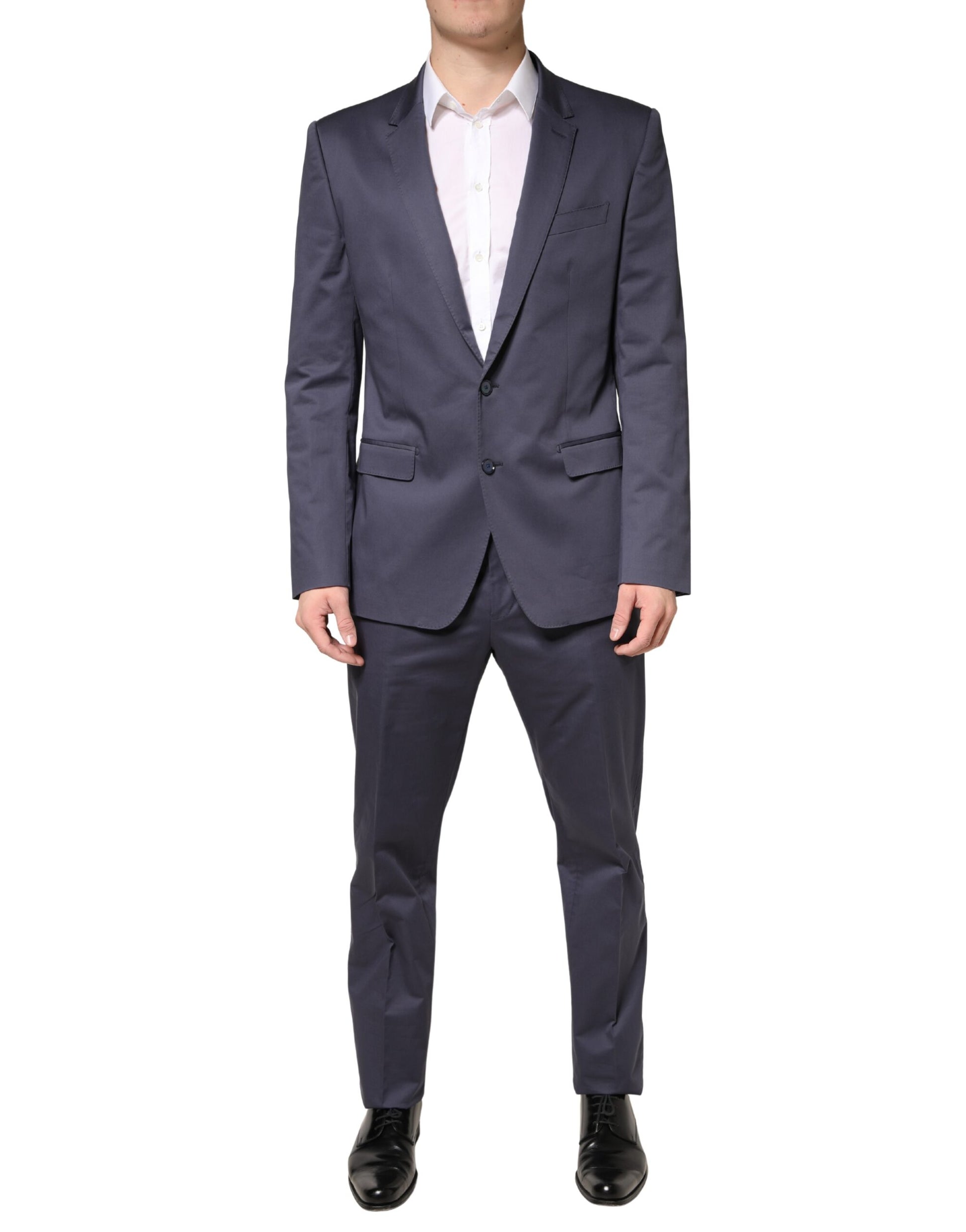 Dolce & Gabbana Blue Single Breasted MARTINI 2 Piece Slim Fit Suit