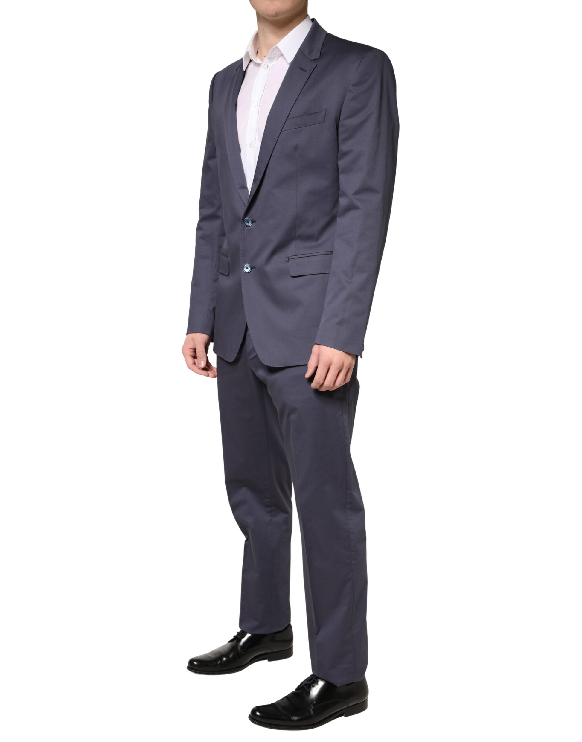 Dolce & Gabbana Blue Single Breasted MARTINI 2 Piece Slim Fit Suit