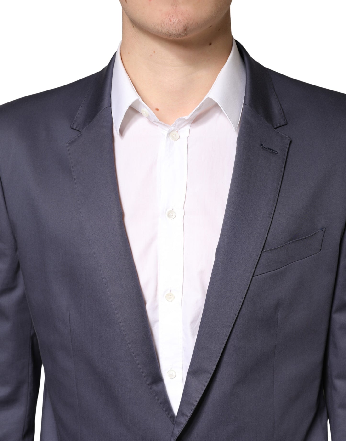 Dolce & Gabbana Blue Single Breasted MARTINI 2 Piece Slim Fit Suit