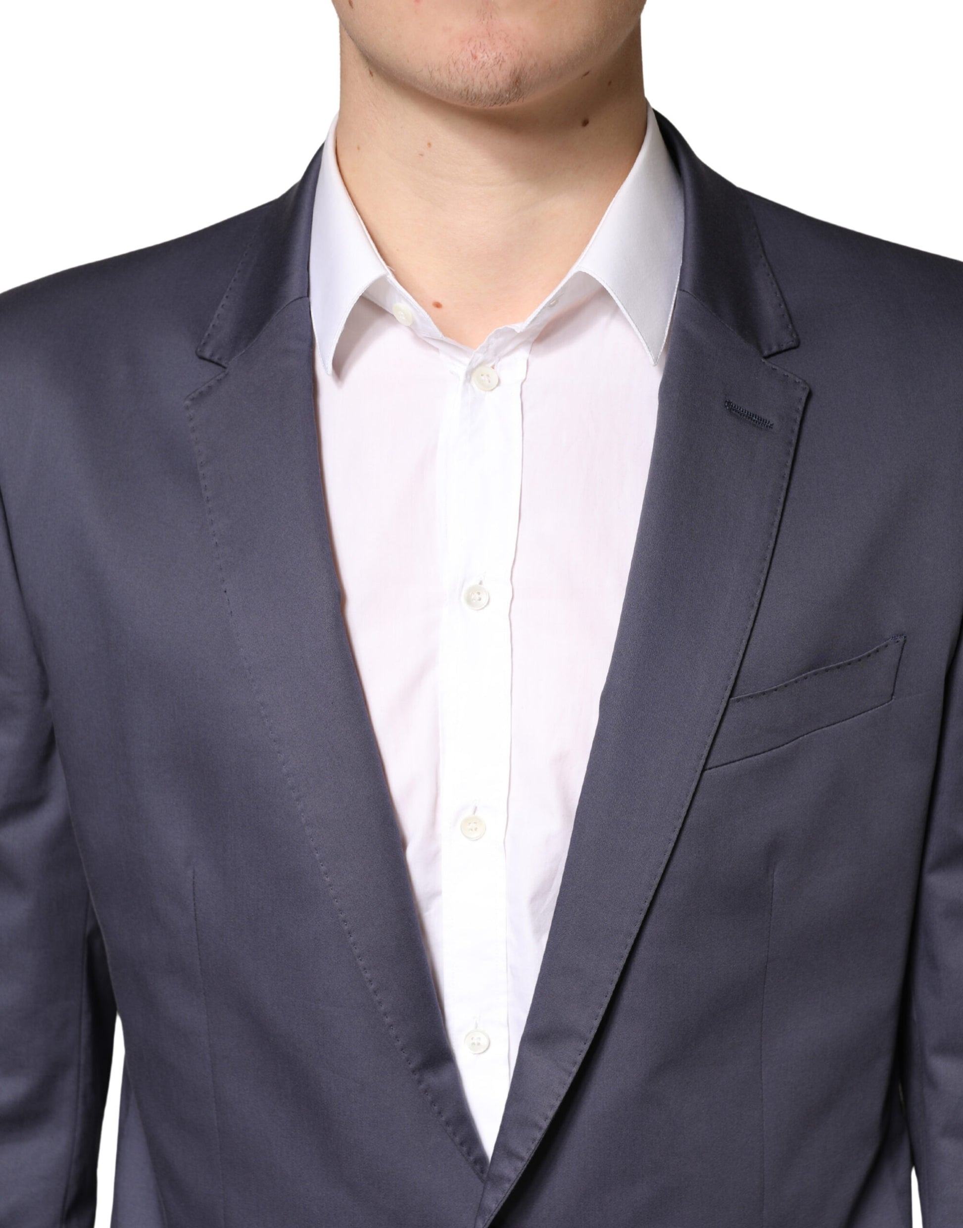 Dolce & Gabbana Blue Single Breasted MARTINI 2 Piece Slim Fit Suit