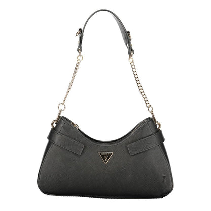 GUESS JEANS Black Polyurethane Women's Handbag