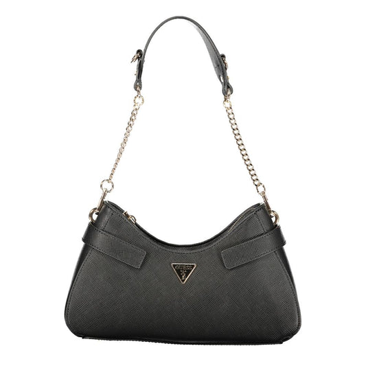 GUESS JEANS Black Polyurethane Women's Handbag