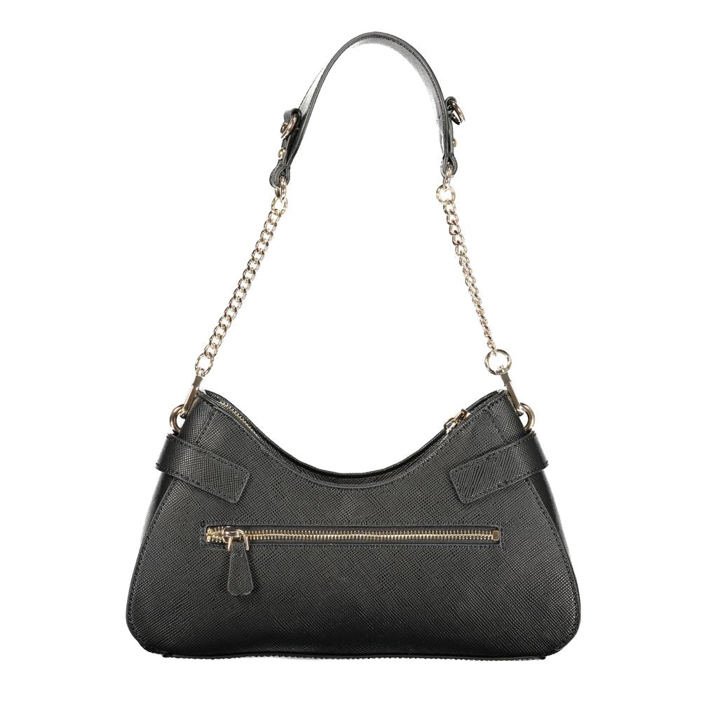 GUESS JEANS Black Polyurethane Women's Handbag
