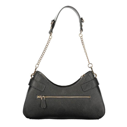 GUESS JEANS Black Polyurethane Women's Handbag