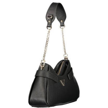 GUESS JEANS Black Polyurethane Women's Handbag