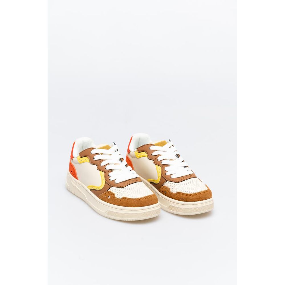 Scotch & Soda Multicolor Cowhide Low Top Sneakers