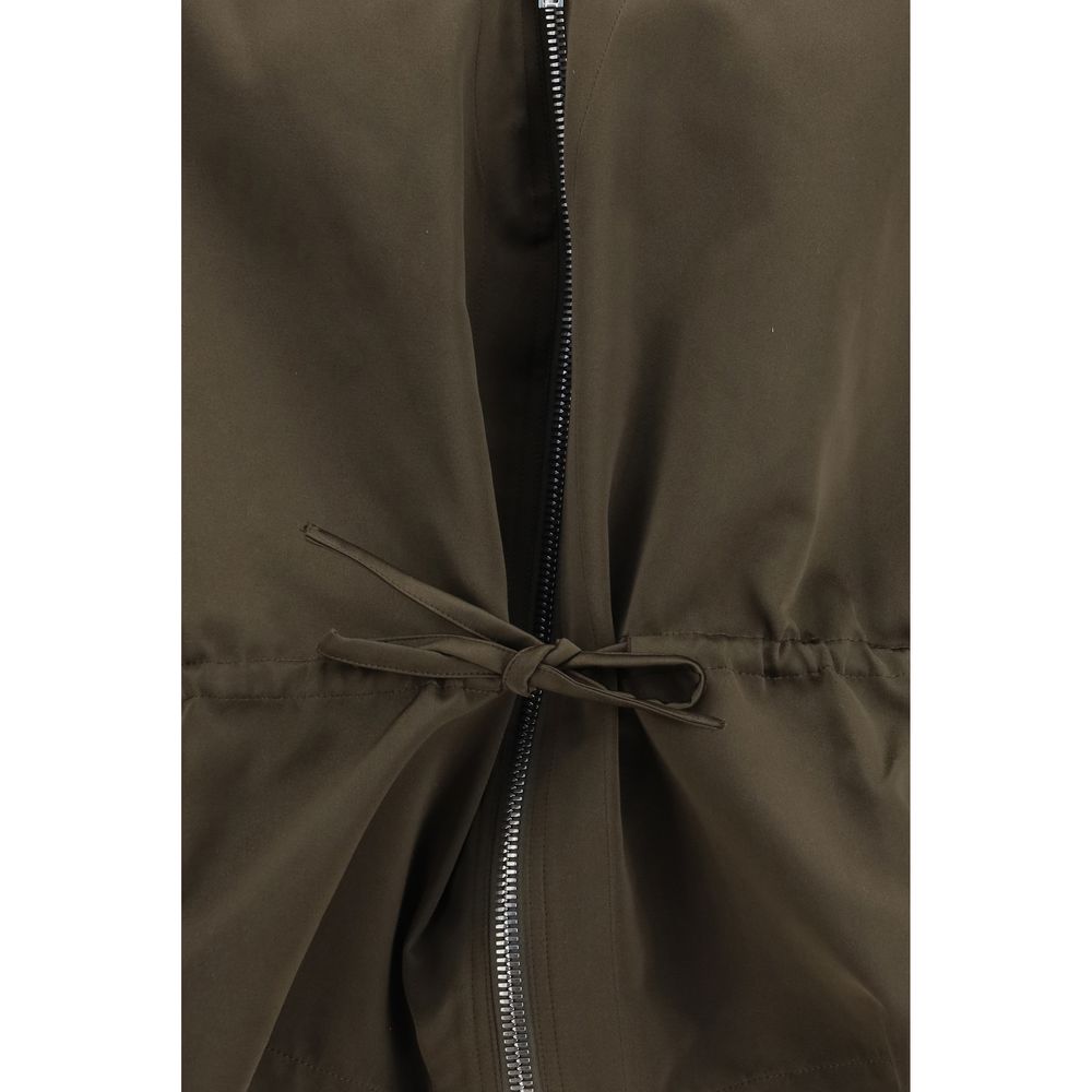 Rick Owens Brown Polyester Sleeveless Jacket