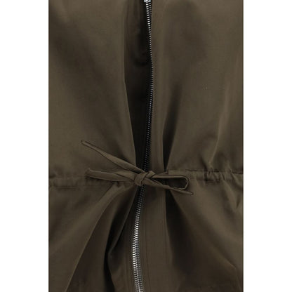 Rick Owens Brown Polyester Sleeveless Jacket
