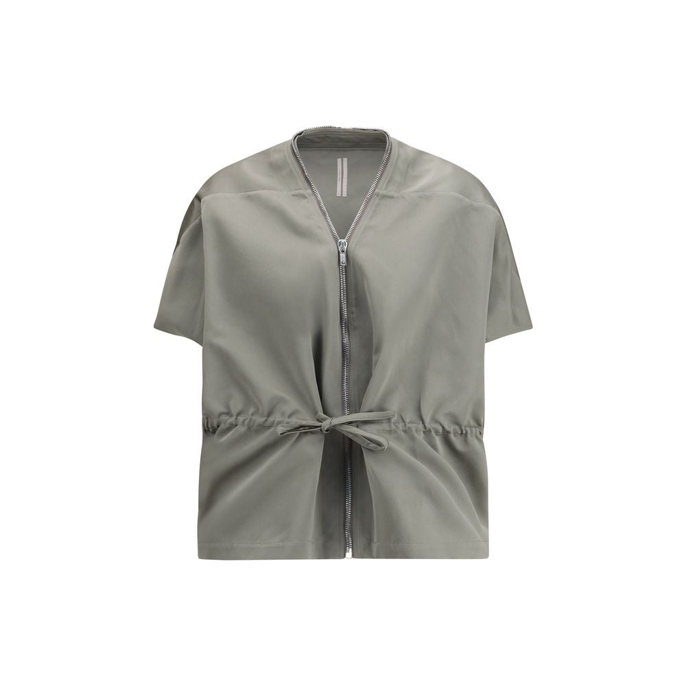 Rick Owens Bicolor Polyester Sleeveless Jacket
