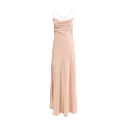 PINKO Farro Satin Maxi Dress