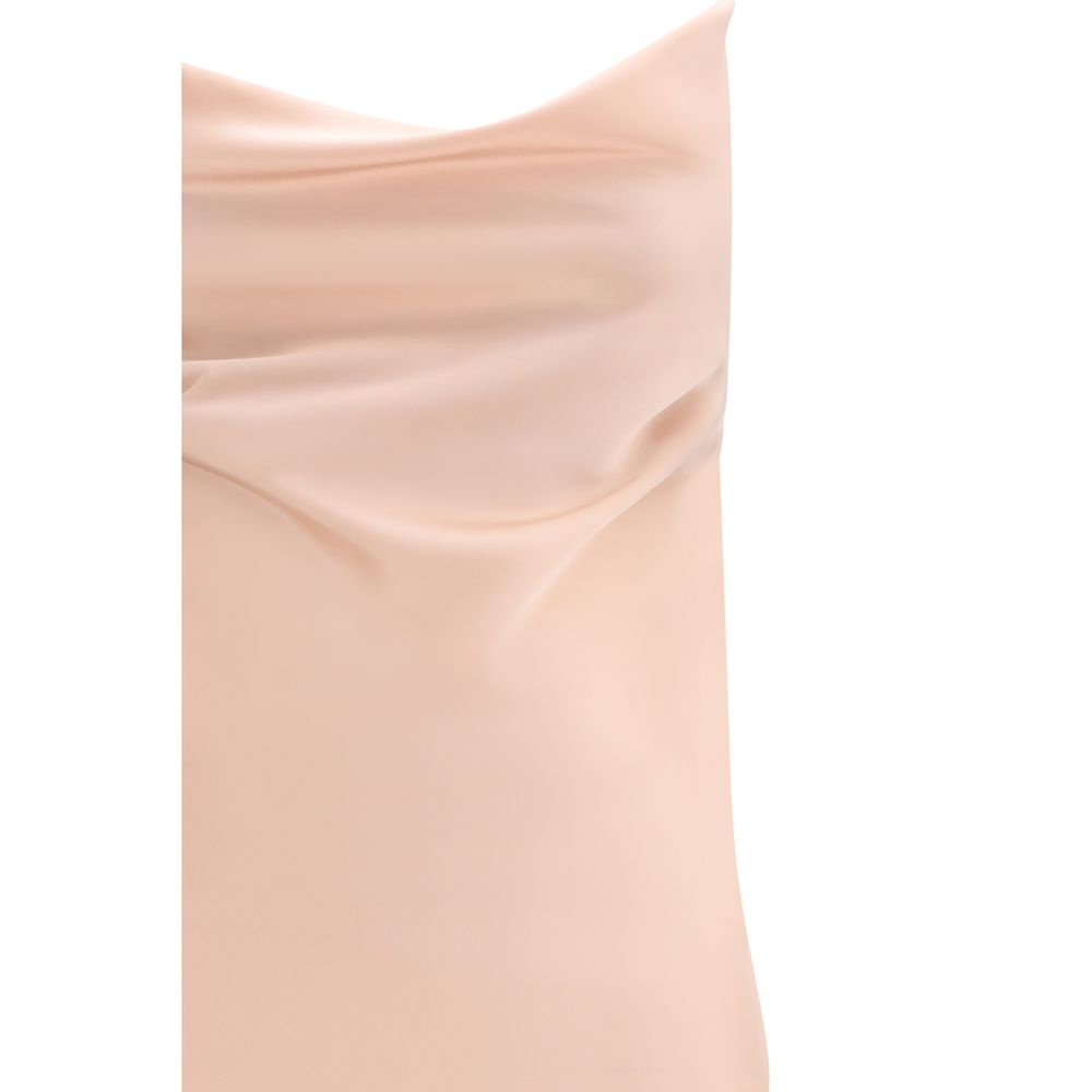 PINKO Farro Satin Maxi Dress