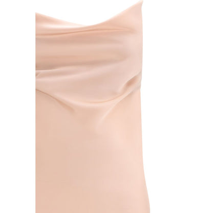 PINKO Farro Satin Maxi Dress