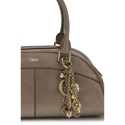 Chloé Deep Taupe Bowling Handbag