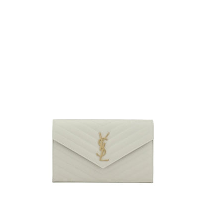 Saint Laurent Cassandre Small Envelope Wallet on a Chain