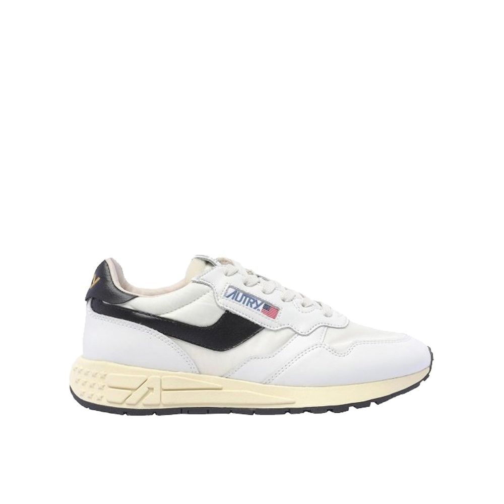 Autry White Leather Low Top Sneakers for Men