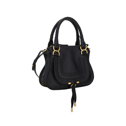 Chloé Black Calf Leather Marcie Bag: Effortless Elegance