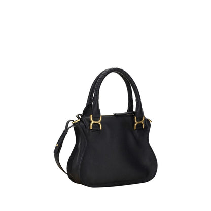 Chloé Black Calf Leather Marcie Bag: Effortless Elegance