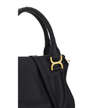 Chloé Black Calf Leather Marcie Bag: Effortless Elegance