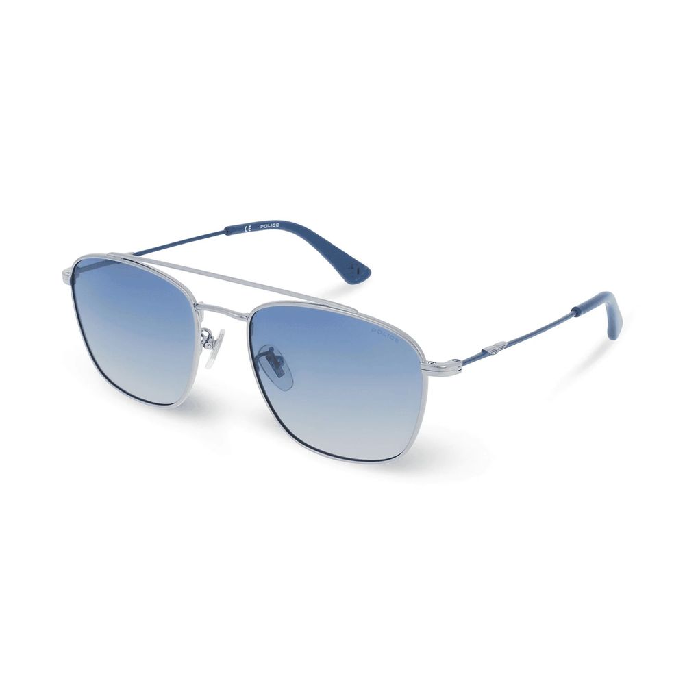 Police Gray Metal Sunglasses - SPL996E55509P